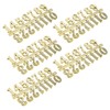 HOMSFOU DIY Clock Numerals Kit 5 Sets 1.5 Inch Gold