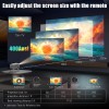 Xiapipro Native 1080P HD Projector 4K Support, WiFi 6, Bluetooth,