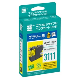 ECI-BR3111Y Remanufactured Ink for Brother ECI-BR3111Y Remaining Level Indicator
