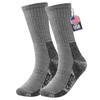 SAMSOX Merino Wool Hiking Socks, Bozeman Lite L