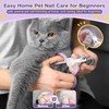 Euqvunn Cat Nail Clippers, Professional Cat Claw Clipper with Dual-Blade,