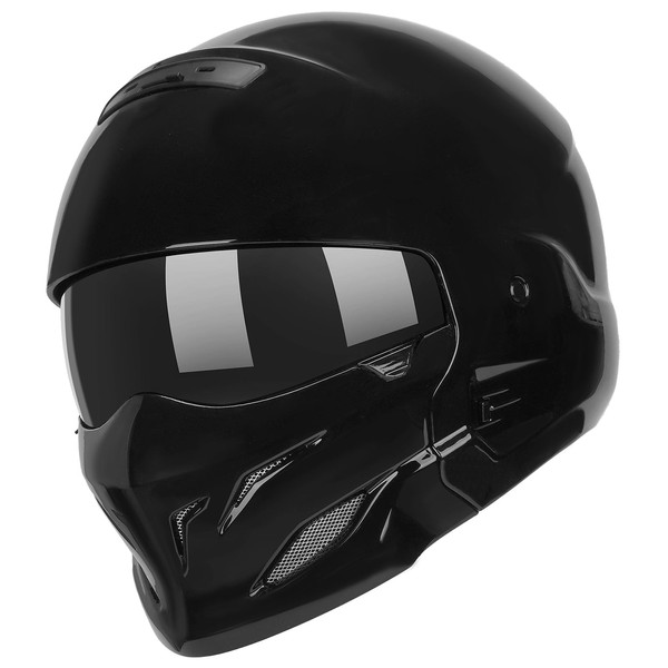 Full Face Motorcycle Helmet for ATV Scooter Moped Half Helmet