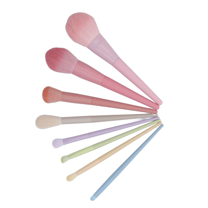 8pcs Makeup Brush Set Ergonomic Powder Eyeliner Eyeshadow Concealers Brushes