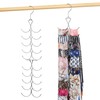 OMHOMETY Scarf Hanger for Closet, 20 Large Capacity Scarf Organizer,