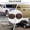 Interior Door Panel Armrest Screw Retainer Protective Cover Compatible with