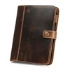Fausta Refillable Leather Journal for Writing, 256 Pages (8 x
