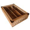 Shabby n Chic Rustic Style Wooden General Store Cutlery Box/Tray