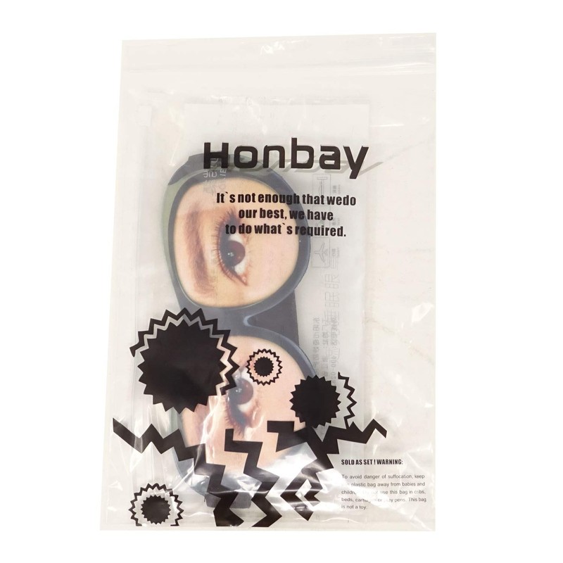 Honbay 3D Funny Eyeshade Soft Sleep Eye Mask with Adjustable