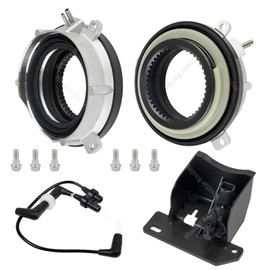 Htostar Racing 4-Wheel Drive 4WD Locking Hub Actuator Vacuum Solenoid Vacuum Line Compatible with Ford F150 Expedition Lincoln Mark LT Navigator 2003-2015 Replace 7L1Z3C247A 6L349H465BA 4L3Z3A788AA