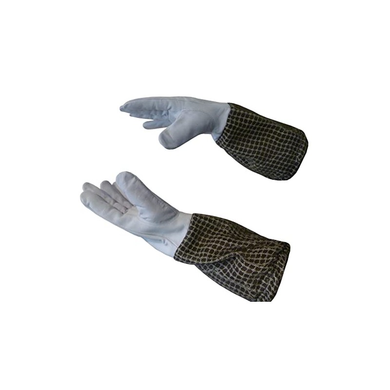 AGS Beekeeper gloves 3 Layer Ultra Ventilated Green Bee keeping