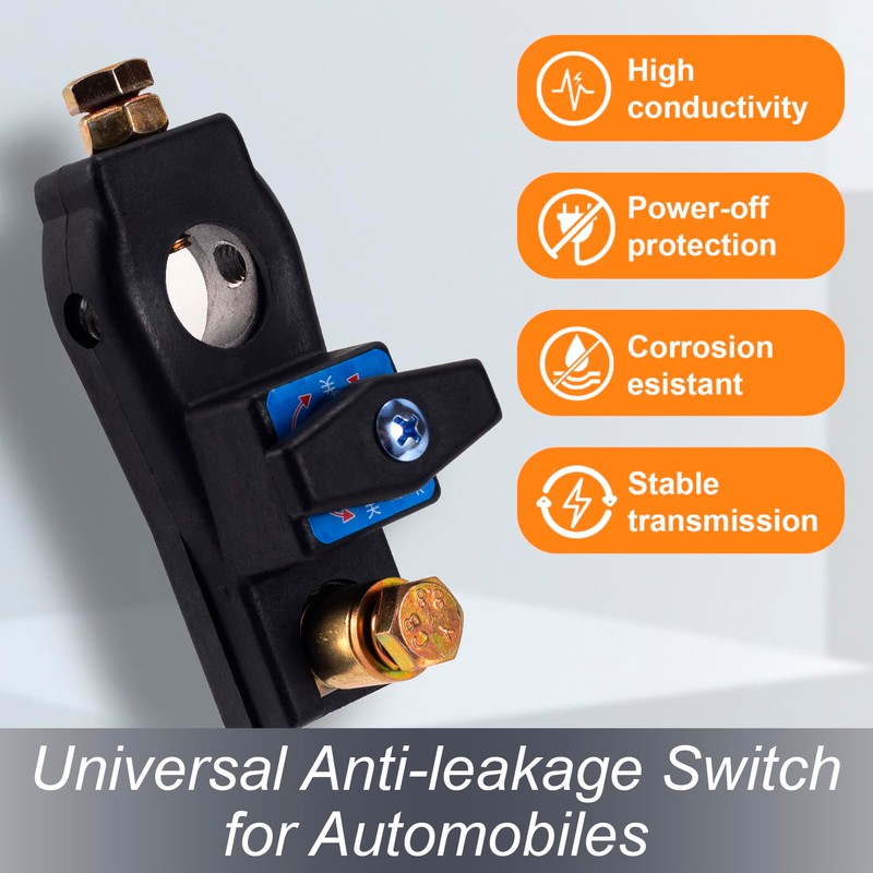 YALOJE Car Battery Disconnect Switch, 12V/24V High Current Battery Isolator