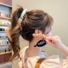8 Pcs Matte Banana Hair Clips Twist Ponytail Holder Hair