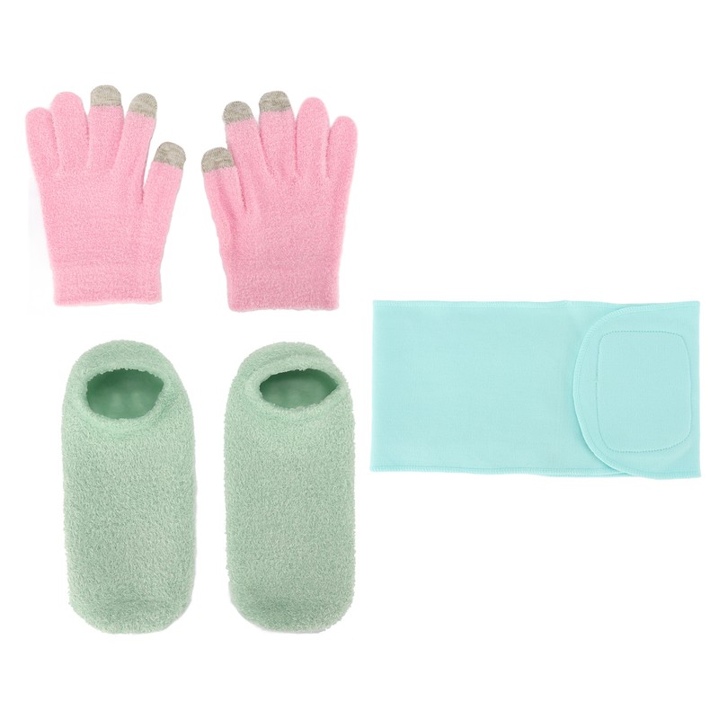 Touch Screen Spa Moisturizing Gloves Socks Set Reusable Repair Treatment