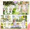 Yousoontic 2 Pcs Large Wooden Butterfly Props - Standing Wings