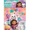Gabbys Dollhouse Colouring Set Pencils Stickers Colouring Sheets Childrens Activity