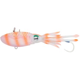 Nomad Design Squidtrex 170 Squid Jig/Vibe Lure - 6.5 Inch - Orange Tiger, 6 1/2 inch - 8 3/4 oz