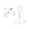 AUTOLIGHT 24 2 x Keder Stopper Blocking Kit for Piping