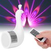 PeacockShaped Projection Lamp Decorative Light Touch Control ABS Nightlight Bedroom(White
