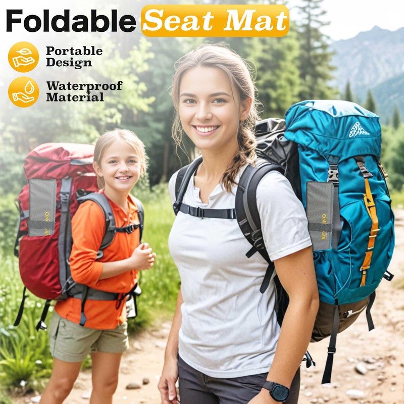 REXZONO Folding Sit Mat - Waterproof, Moisture-Resistant, Portable Sitting Cushion.