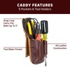 Occidental Leather Electrician's Pocket Caddy - Brown - 5 Pockets