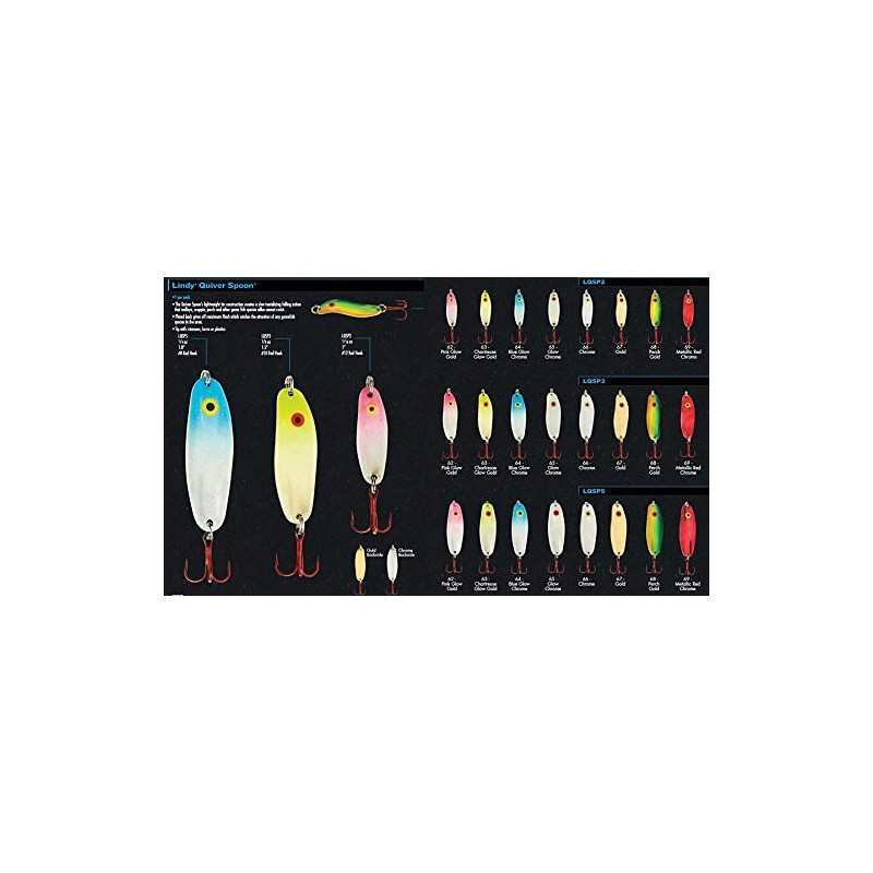 Lindy LQSP263 Quiver Spoon Chartreuse Glow/Gold, 1/16