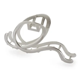 JewelVOX Hair Clip, Hair Accessories, Hair Claw, Women's, Bulk Haircut, Nuance, Stylish, Popular, Adult (Matte Silver)