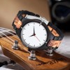 Classic Quartz Analog Wooden Watch for Men Men's Minimalist Wood