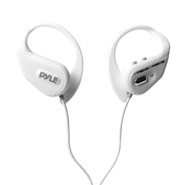 Pyle PWBH18WT Water Resistant Bluetooth Streaming Wireless Headphones with Built-in Microphone, White