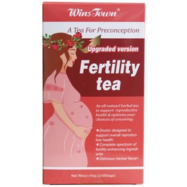 Fertility Tea for Women Preconception, Supports Ovulation, Conception & Hormonal Balance, 30 Tea Bags