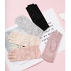 XFONZYUN Women's Gloves, Lace, Fingerless, UV Protection, Sunscreen, Anti-Slip, Half