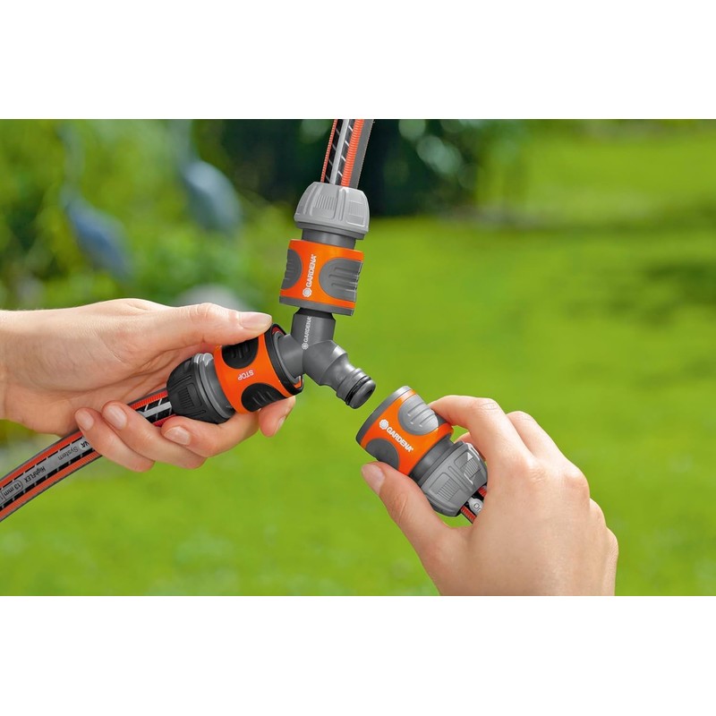 Gardena Y-Piece, Single, 30 x 20 x 20 cm, Black