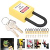 10 Sets 38mm Lockout Lock Dustproof Nylon Industrial Engineering Insulation