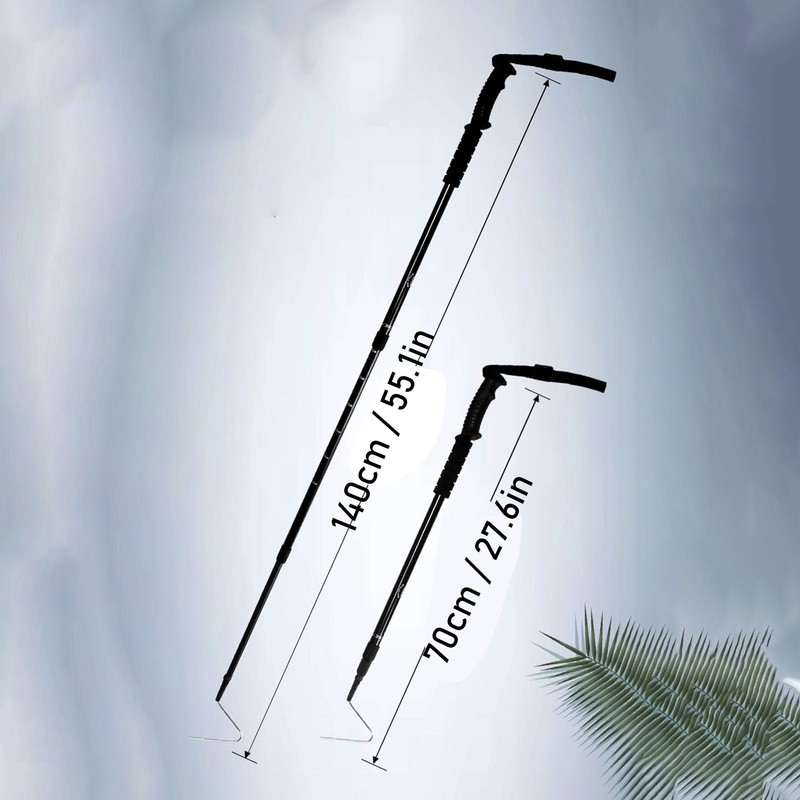 Retractable Snake Hook Adjustable Reinforced Lightweight Reptile Grabber Snake Catcher