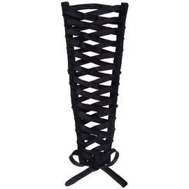 BENECREAT Women's Wedding Dress Loops Adjustable Dress Zipper Replacement Adjustable Fit Satin Corset Back Kit Lace up for Formal Prom Dress (Black)