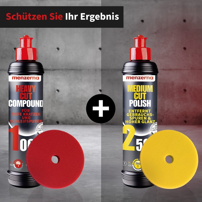 Menzerna HC 1000 250 ml/Pulimento Gran Poder de Corte/Elimina Rayas