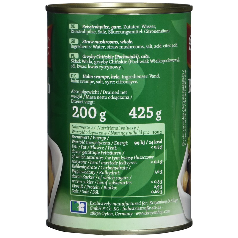 Diamond Reisstrohpilze, medium (1 x 425 g Packung) | 425g