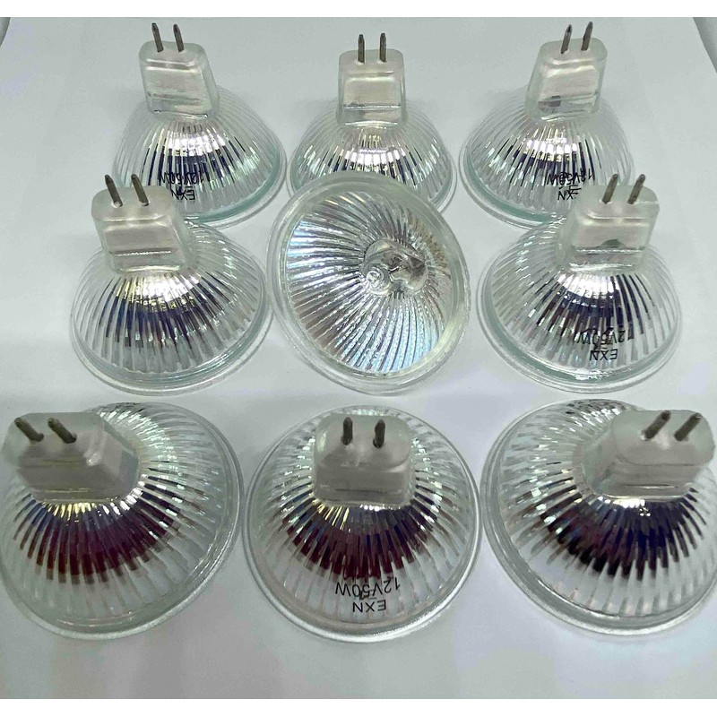 Meetime MR16 Halogen Dichroic Bulbs 12V50w, Halogen Spotlight Bulbs 2