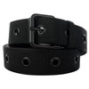 Awlyfm Mens Belt Black Casual Nylon Cloth Web Grommet Belts