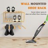 JAYOBGO Boot Hangers Hanging Shoe Rack Wall Mounted Floating Tall