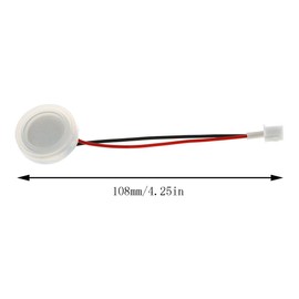 E-outstanding 5pcs 20mm 1.7Mhz Ultrasonic Mist Maker Fogger Ceramics Discs with Wire and Sealing Ring Humidifier Accessories