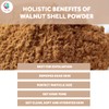 Ground Walnut Shells/Walnut Shell Powder 8oz | Great for Face