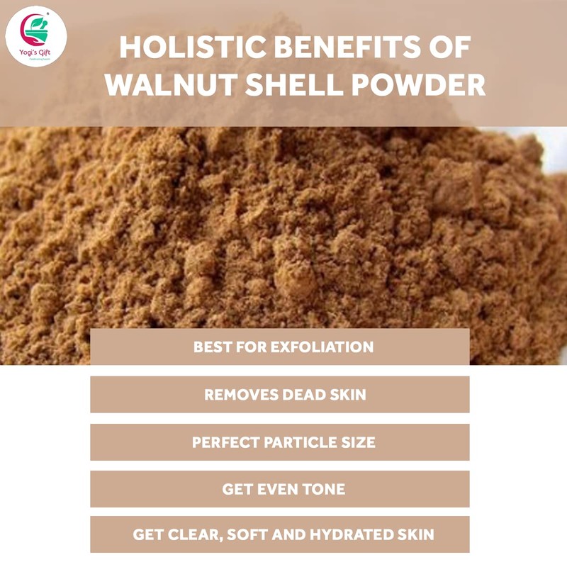 Ground Walnut Shells/Walnut Shell Powder 8oz | Great for Face