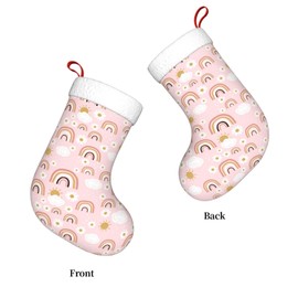 Daisy Christmas Stocking,17.7" Xmas Fireplace Hanging Stockings Decoration Stockings for Family Holiday Party Decoration（1 Piece）
