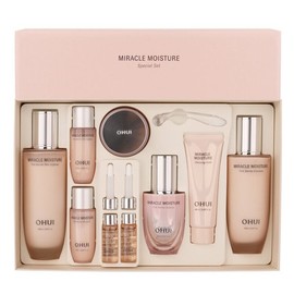 Ohui 오휘 미라클 모이스처 핑크 베리어 4종 스페셜 세트 Ohui Miracle Moisture Pink Barrier 4-Piece Special Set