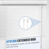 2 Pieces Blind Wand Vertical Blinds Replacement Parts Blind Stick
