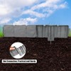 Garden Edging 40pcs, Faux Stone Edging for Landscaping [4 Inch