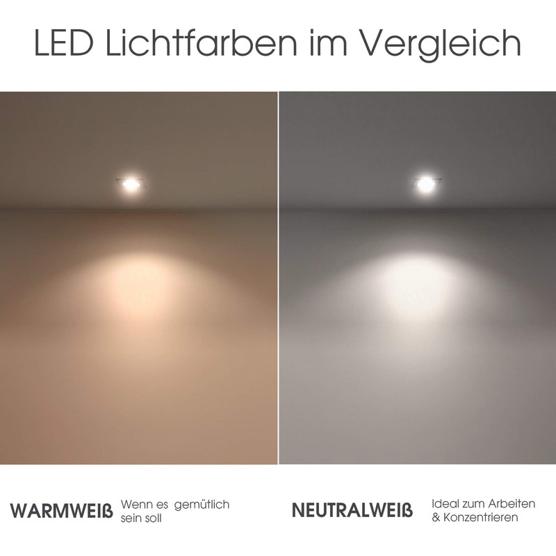 SSC-LUXon CELI-WX Surface-Mounted Spotlights Flat IP44 for Outdoor and Bathroom