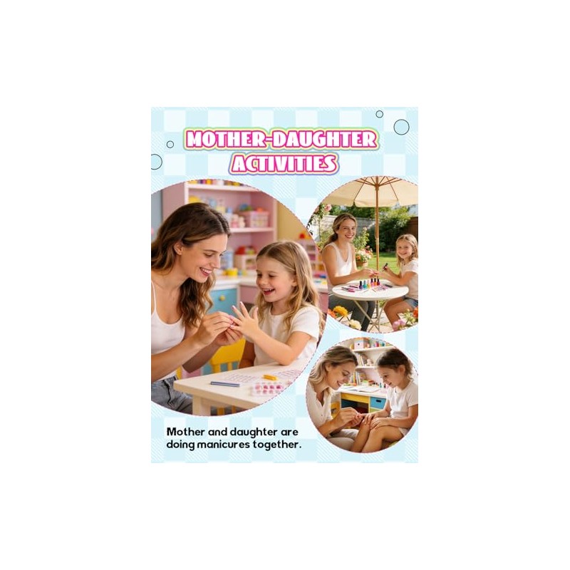 EBANKU 72 Uñas Postizas para Niñas, Uñas Falsas para Niños