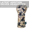Duck Hunter Camo Golf Headcover - Camouflage Pattern, Black Duck