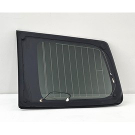 Tempered w/Antenna Passenger Right Side Quarter Window Quarter Glass Compatible with Toyota Highlander 2008-2010 Models